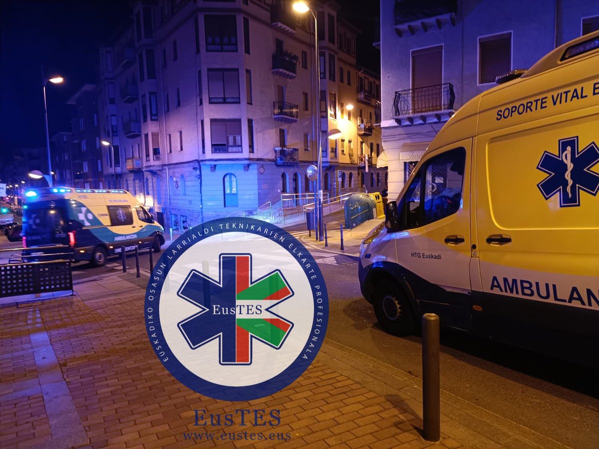 Aviso en #Barakaldo. Se activa doble respuesta ambulancia SVB de @htgroup112 y…