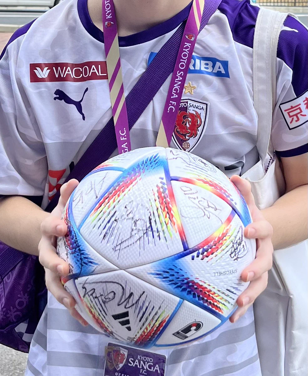 京都サンガ サインボール サッカーボール Jリーグ公式試合球 2019年
