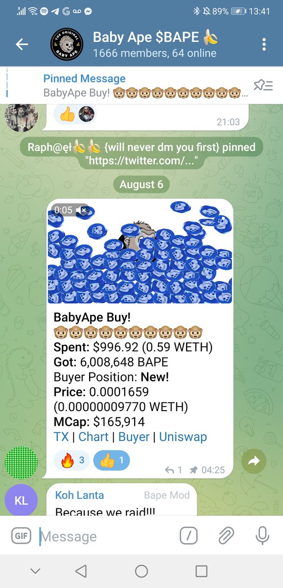 ApeBabyApe's tweet photo. Noice.

$bape reflects $ape coin #byac #NFTs https://t.co/4rJ5tsLPDv