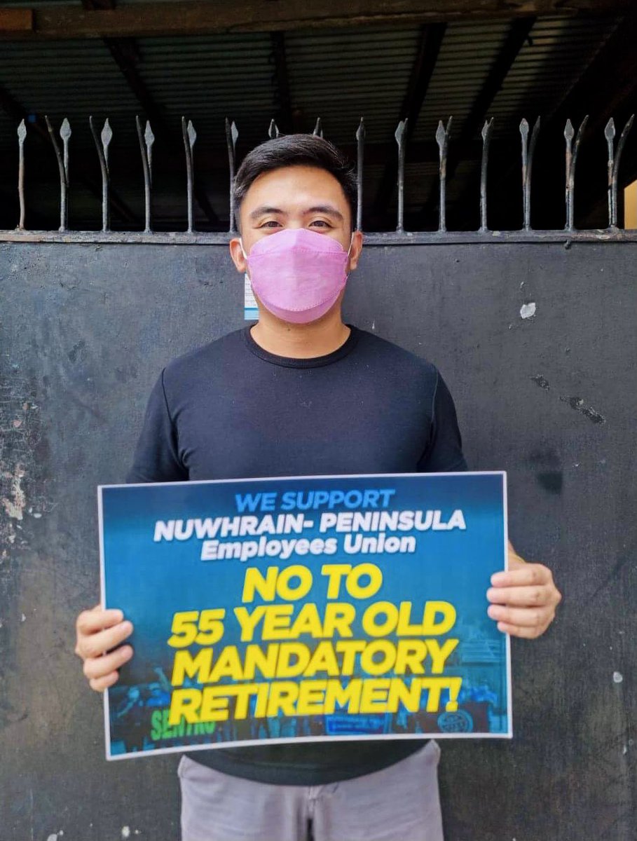 raymond_naguit's tweet photo. Ako si RJ Naguit at ako sumusuporta sa laban ng mga kasapi ng Peninsula Employees Union-SENTRO-IUF.
The Peninsula Manila ibigay ang mga nararapat para sa manggagawa. βπΈ
#JustWageIncreaseNow
#NotoUnionBusting
#noto55yroldmandatoryretirement https://t.co/WHlbnifnBw