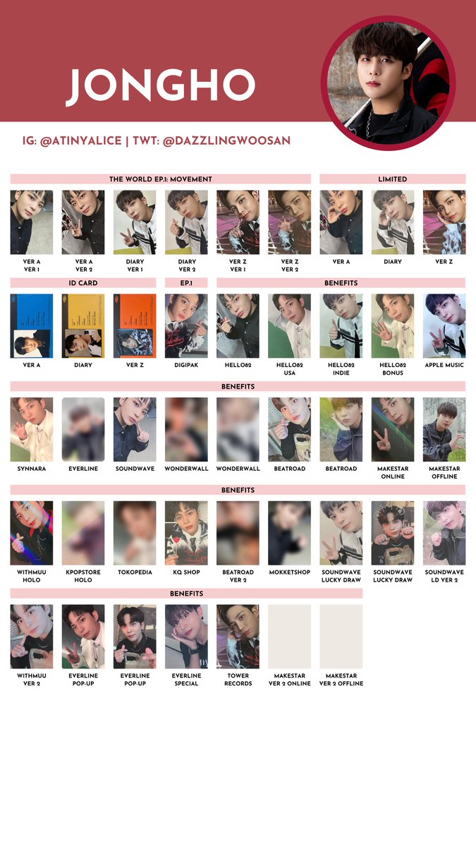 ATEEZ [THE WORLD EP.1 : MOVEMENT] — photocard template / wishlist