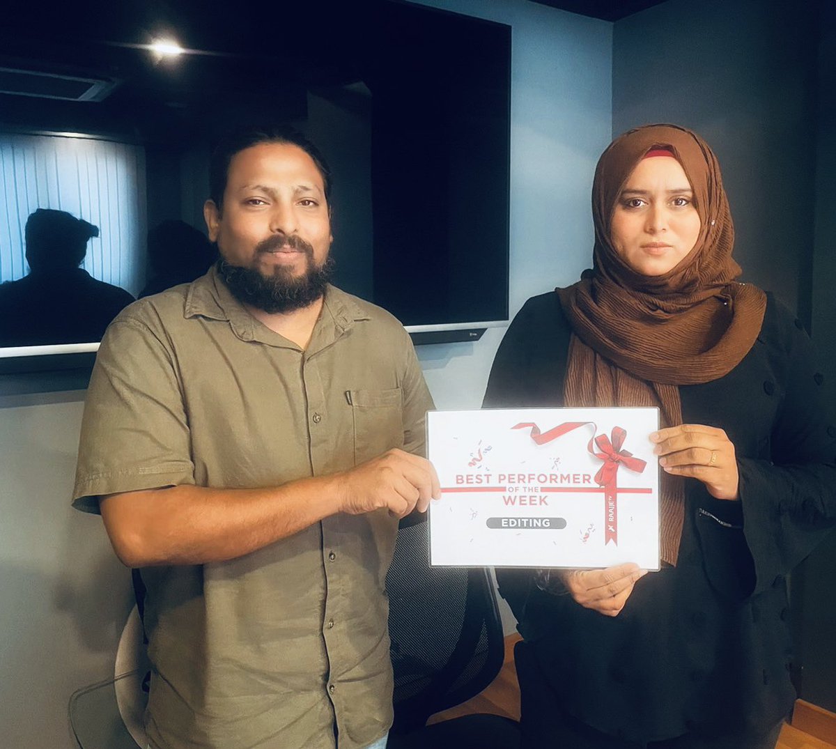 Raajje_tvPR's tweet image. Best performer of the week 
#CreativeDepartment - Ahmed Siraj |@Raajje_tv