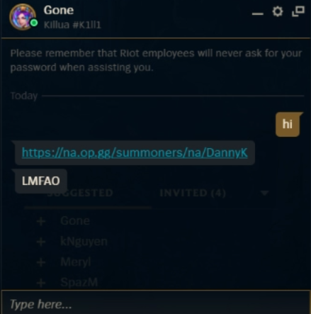how are people this mad over an aram game adding + insta removing after typin shit HOW INSECURE ARE THEY HAHAHA