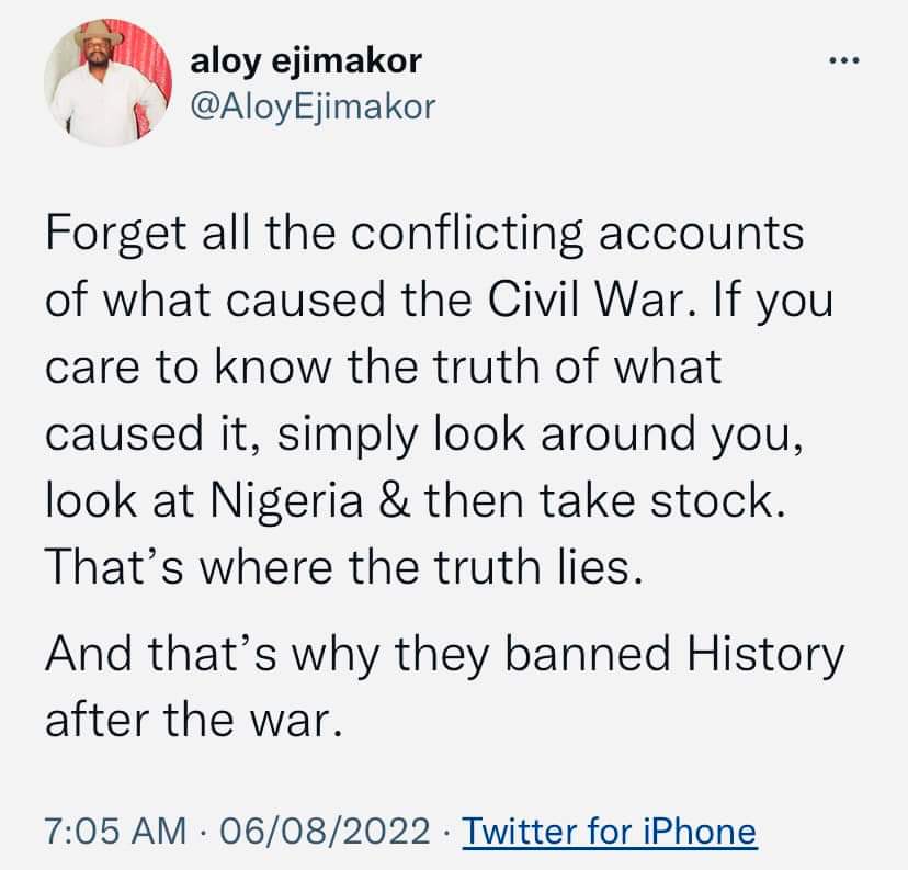Adanma1214's tweet photo. #FreeMaziNnamdiKanuNow #LearnYourHistory .#BiafraReferendumNow. #GoBackToYourRoot. https://t.co/BoUPCEP85P