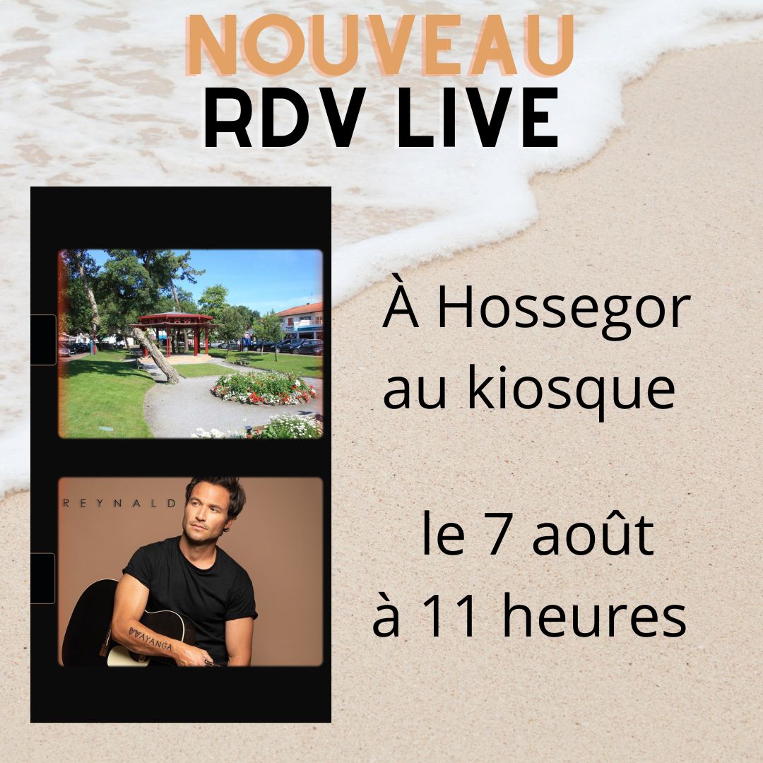 Je vous attends pour un nouveau #live ce dimache à 11h au kisoque de #hossegor 🎤🤙