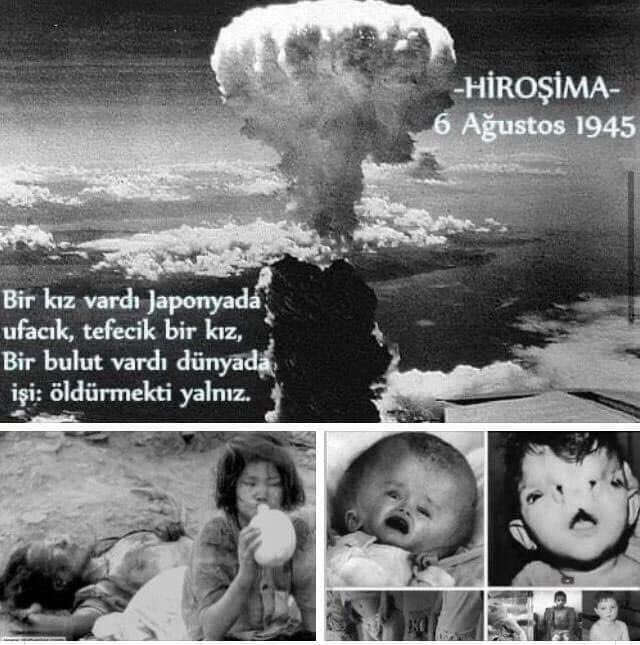 Dünyanın en büyük soylirimcisi
Katili Emperyalistl ABD 
Tarafından işlenen bir insanlık suçudur
#hiroshima