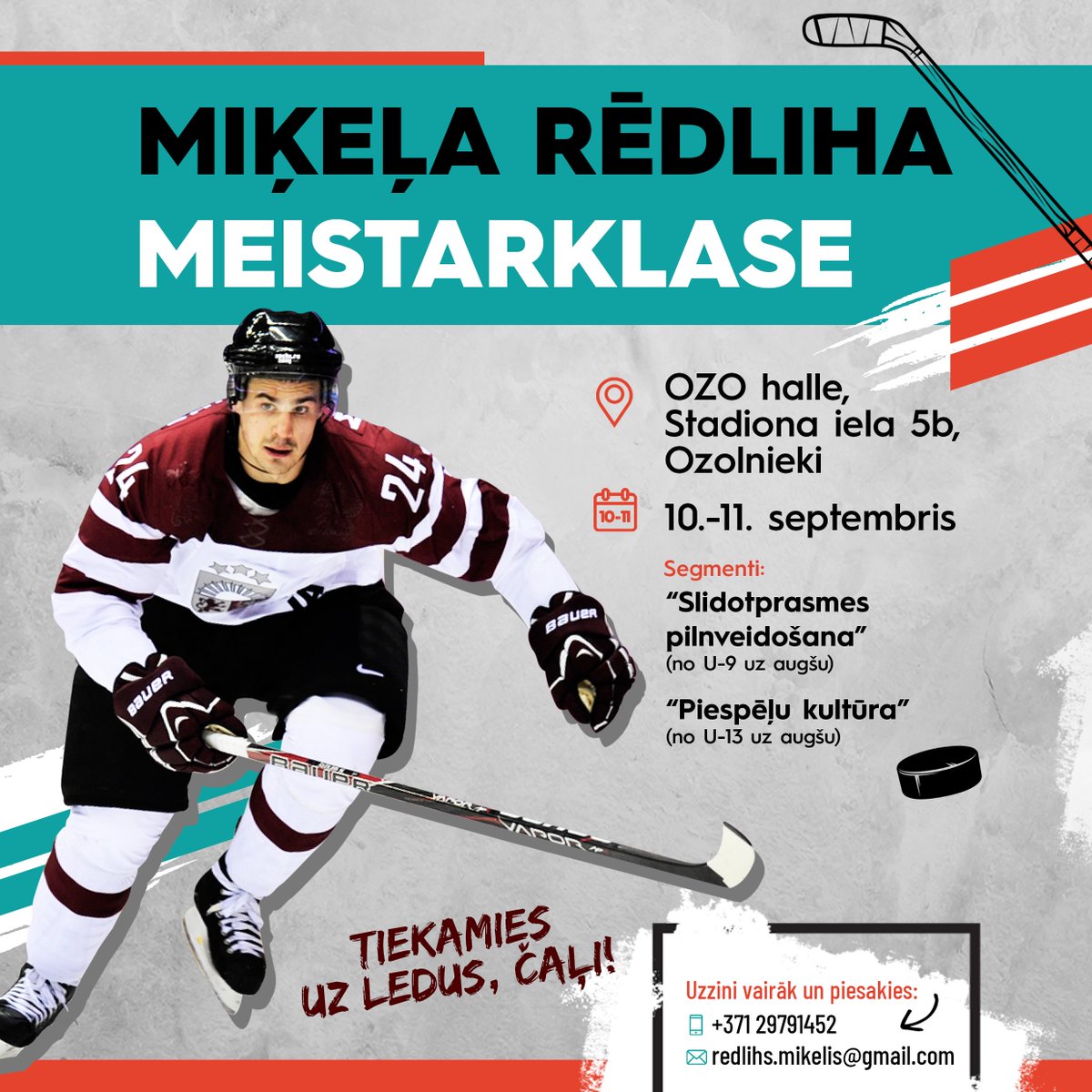 Izdari papildus “mājasdarbu” pirms jaunās sezonas!💪🏼🏒🥅
