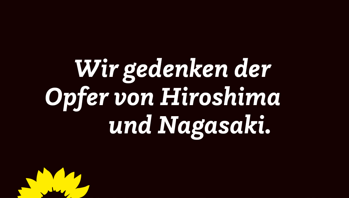 @GrueneBundestag's photo on Nagasaki