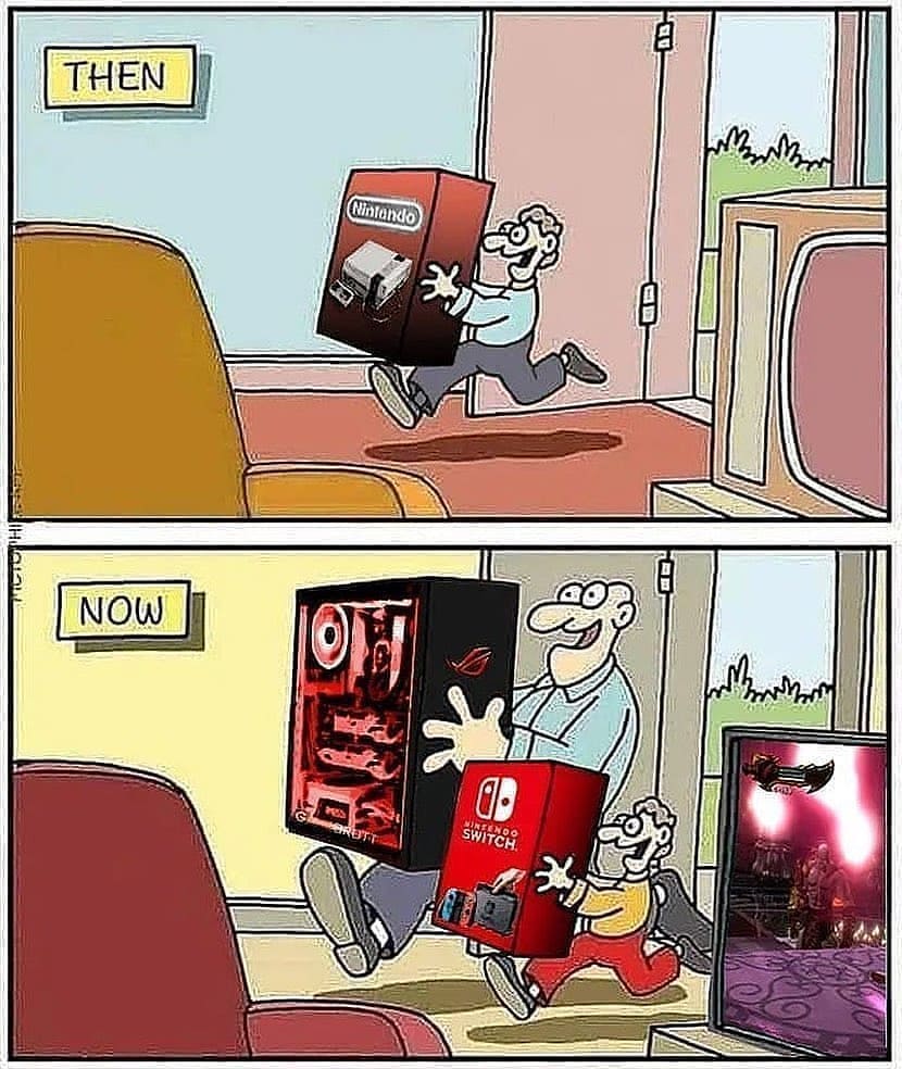 GamearMr's tweet photo. Time changes 😉😉😉 Tag your friends!
#gamingsetup #gamers #game #controllers #setup #setupmotivation #setupstoday #console #tech #technology #computer #workspace #workstations #minimalistic #cleansetup #programmerslife #productivity #programmers #coders #code #programming https://t.co/UfpnZj4v9a