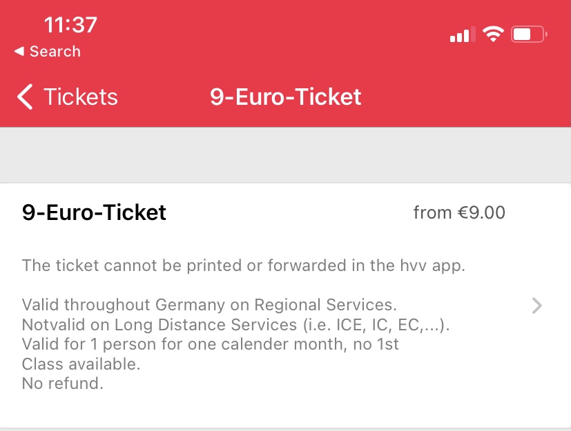 I love the idea of the 9€ Ticket which allows users to travel for 1 months across Germany on regional trains 🚆🙌
And for 39€ to use the fast trains (ICE) to go anywhere in Germany! Danke 🌏 #DieBahn #Grüne #HVV  

Could we do the same? <a href="/GBRenquiries/">GreatBritishRailways</a> <a href="/nationalrailenq/">National Rail</a> <a href="/GWRHelp/">GWR</a>