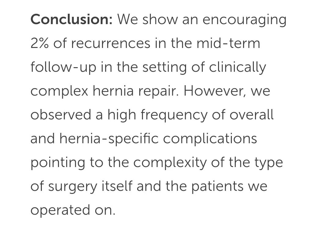 bit.ly/3bvHC0T Midterm Results of the Open and #MIS #TAR Technique for the Treatment of Abdominal Wall Hernias in an Academic Center.

#AWSurgery #HerniaSurgery #IncisionalHernia #AWR #Some4Surgery #OpenAccess #JoAWS