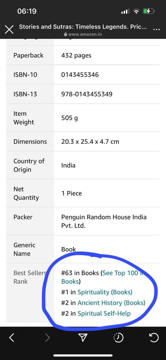 jainilk's tweet photo. In just a day of pre-order opening, number 63 in worldwide bestsellers, number 1 in spirituality, number 2 in Ancient history and number 2 in Spiritual Self help! Can't wait to get my hands on #storiesandsutras 
Soo looking forward! 😍
@viratchirania https://t.co/emLSXuzVKd