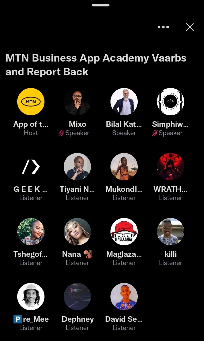 BonganiBmG's tweet photo. It was such an honor to be amongst legends in tech π #MTNAppAcademy #Appoftheyearza @Geekulcha @appoftheyearza @BilalKathrada https://t.co/aVgpW0jqdr