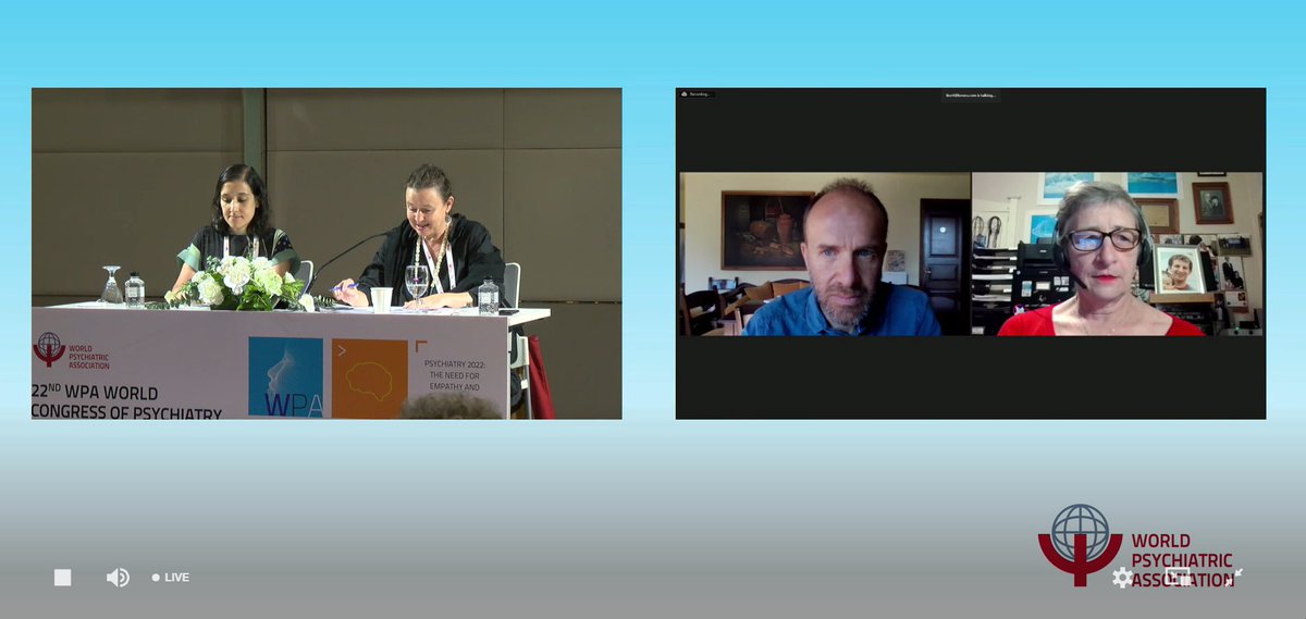 Join us now in the symposium "Hot topics in working with service users and family carers" ➡️ wcp-congress.com/virtual-login/
#WCP22 #psychiatry