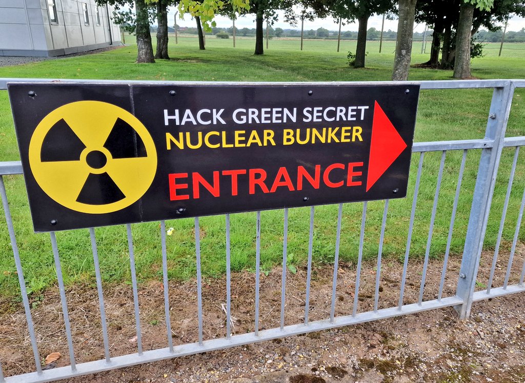 ShadowEerie's tweet photo. Happy Saturday.
Yesterday I visited the Hack Green Secret Nuclear Bunker, that's no longer a secret!  It's a fascinating place to visit and remind yourself of a threat we once faced, yet may face again as the world is changing.
#HackGreen #SecretNuclearBunker #museum #Cheshire https://t.co/yaE5DLv7N6