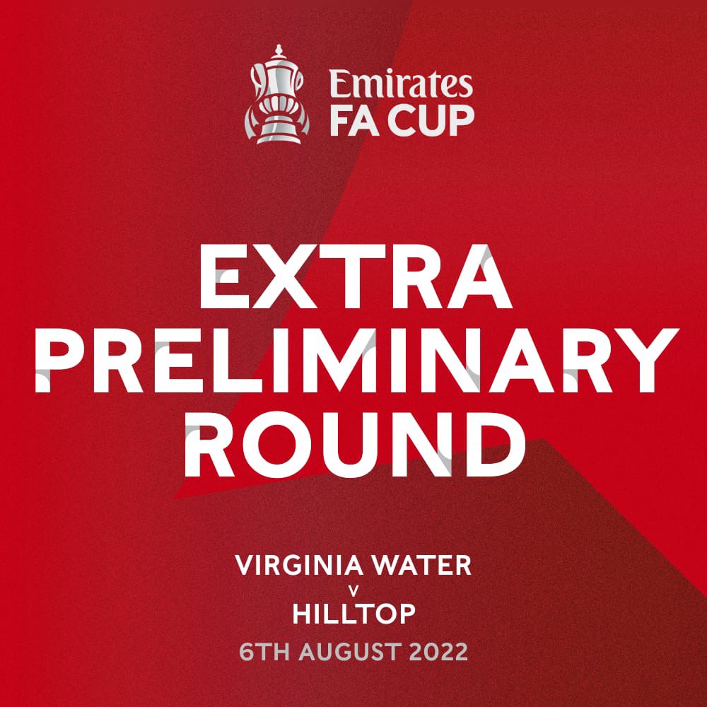 Game Day ⚽️ Our season kicks off today as we host <a href="/fc_hilltop/">Hilltop FC</a> in the <a href="/EmiratesFACup/">Emirates FA Cup</a> Extra Preliminary Round.

🏟 Windsor FC, Stag Meadow, St. Leonards Rd, Windsor, SL4 3DR
⏰ 3pm Kick Off

Come down and support the boys!

#UpTheWaters