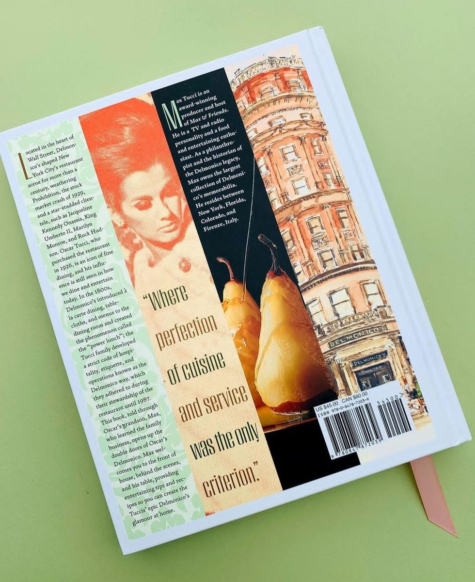 I am thrilled with joy to share the cover, endpapers &amp; back of my new #cookbook #TheDelmonicoWay by <a href="/maxtucci/">Max Tucci</a> <a href="/Rizzoli_Books/">Rizzoli Publications</a> #Rizzoli

Pre-Order The Delmonico Way: Sublime Entertaining &amp; Legendary Recipes from the Restaurant That Made New York! a.co/d/9LFxZNc