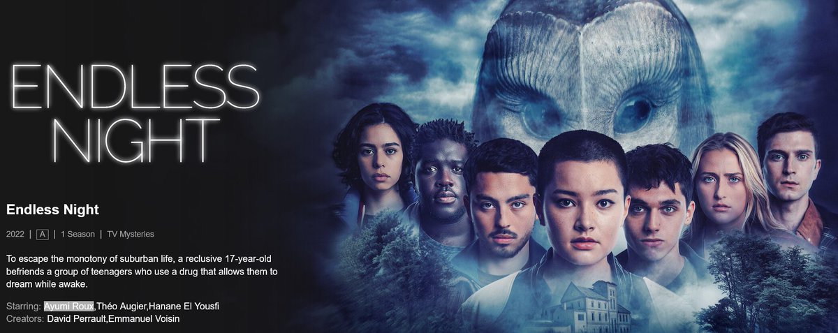 manivannan1980's tweet photo. Endless Night is an amazing thriller with horror elements, dreams comes true, we just realizing the dreams, fantastic characters, acting, cinematography awesome, really we can enjoy this mini series, especially Ayumi Roux
#endlessnight  
#Netflix 
#mynetflixweekend https://t.co/felOf55NZM