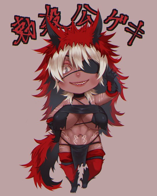 見た目がツボすぎたのでささっと描かせて頂きました。等身高いやつは今度描くお......正面から見た服の構造がわからんすぎた!! #直ゲキ画 