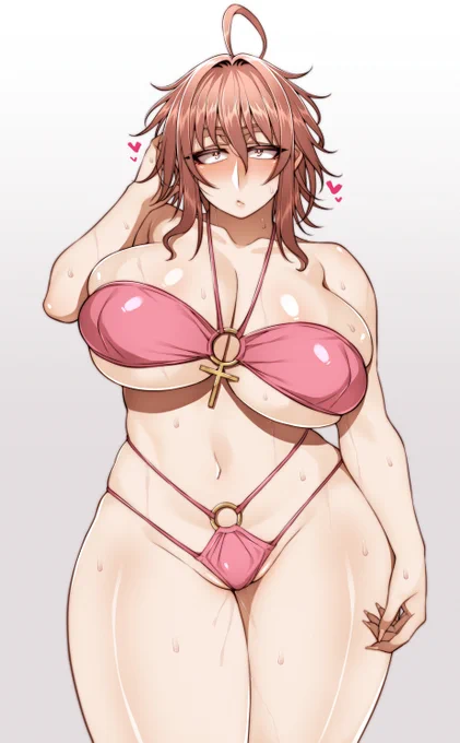 夏も本番なので水着を用意する毒舌後輩♀ 
