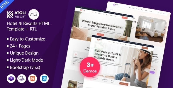 stylelibreview's tweet photo. Atoli - Hotel & Resorts Booking Bootstrap 5 Template
https://t.co/mGuNAcnG9h
#accommodation #beachresort #boutiquehotel #ecoresort #hibootstrap #holiday #hotelbooking #rental #resort #resortbooking #resorthotel #sitetemplates #themeforest #tourism #vacation https://t.co/ETUAUTJZbQ