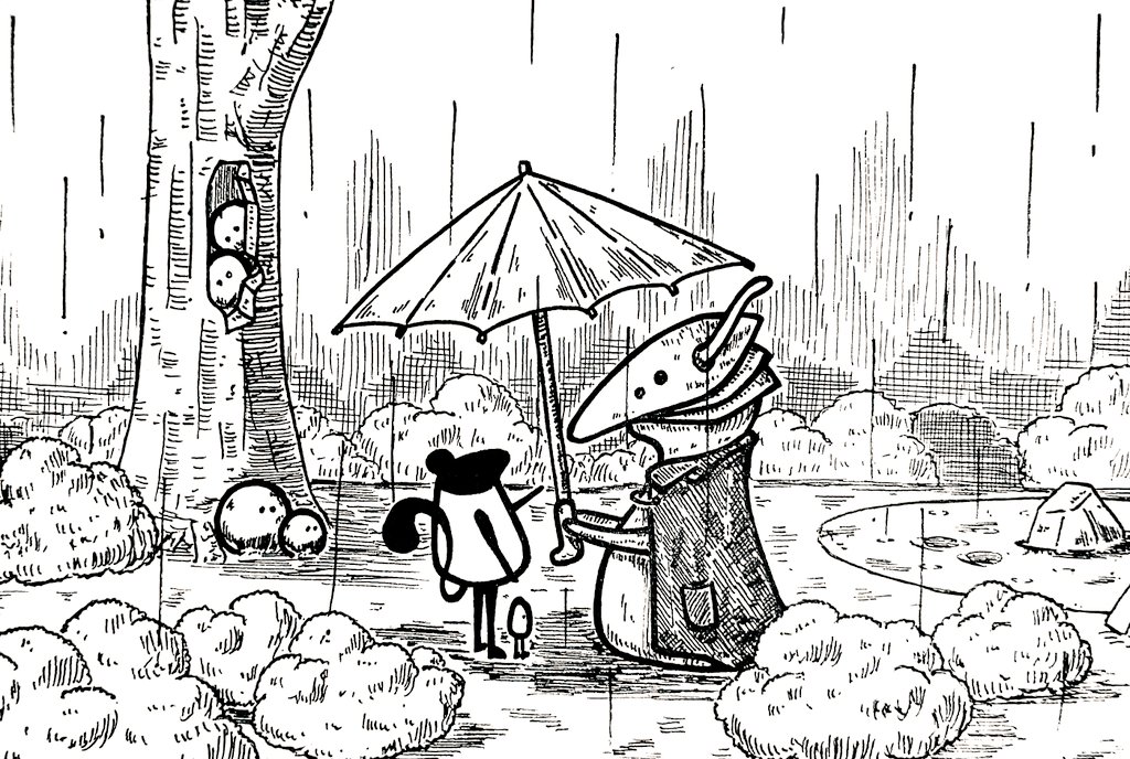 テーマ『雨の日に』
#私の絵柄が好みって人にフォローされたい #1日1絵 #一日一絵 #絵練習 #イラスト練習 #イラスト #絵描きさんと繋がりたい #イラスト好きな人と繋がりたい #art