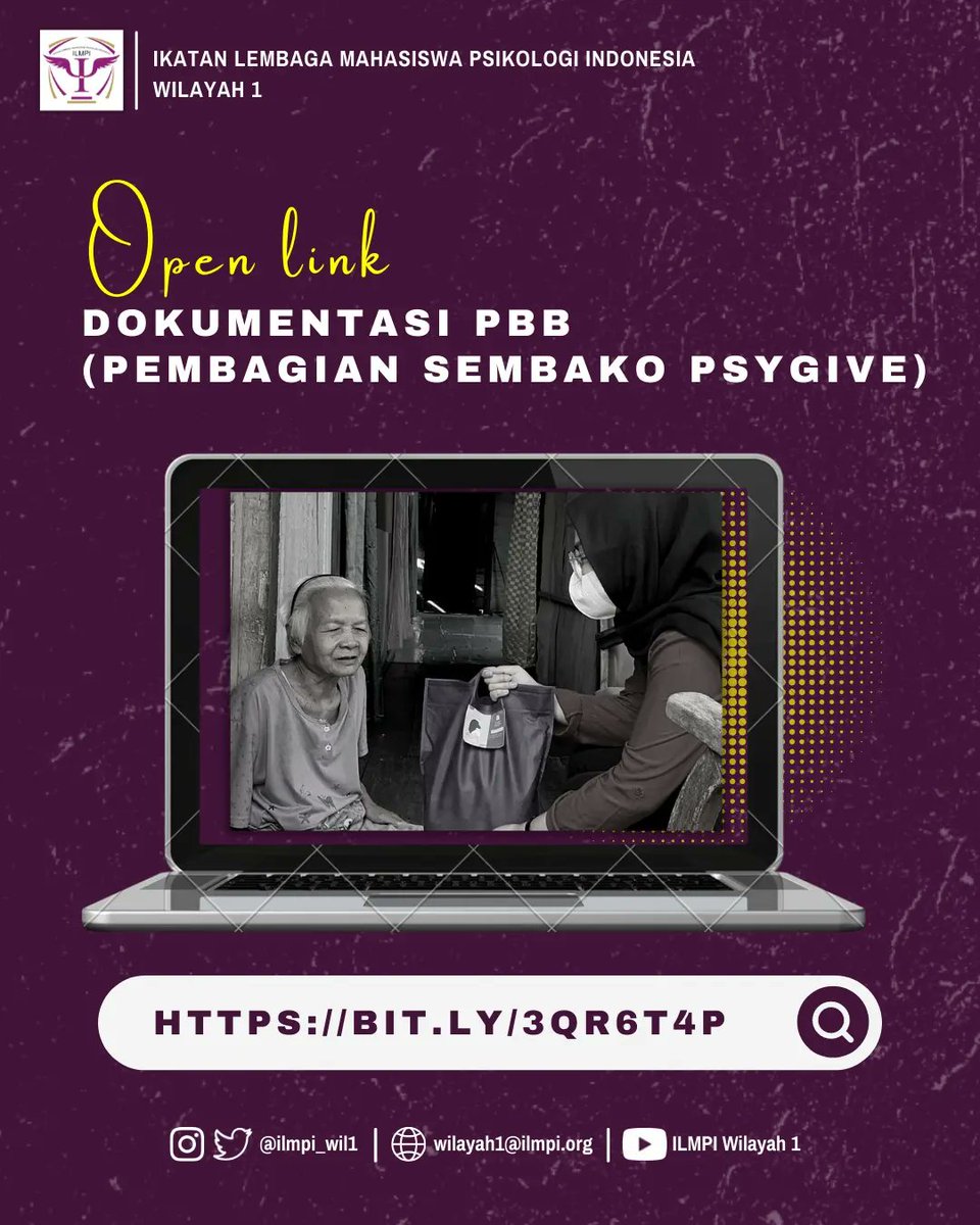 ILMPI_Wil1's tweet photo. [ DOKUMENTASI PBB PEMBAGIAN SEMBAKO PSYGIVE ]✨

Open link: HTTSP://BIT.LY/3QR6T4P

👉Instagram : @ilmpi_wil1 https://t.co/SobQ4PmGNB