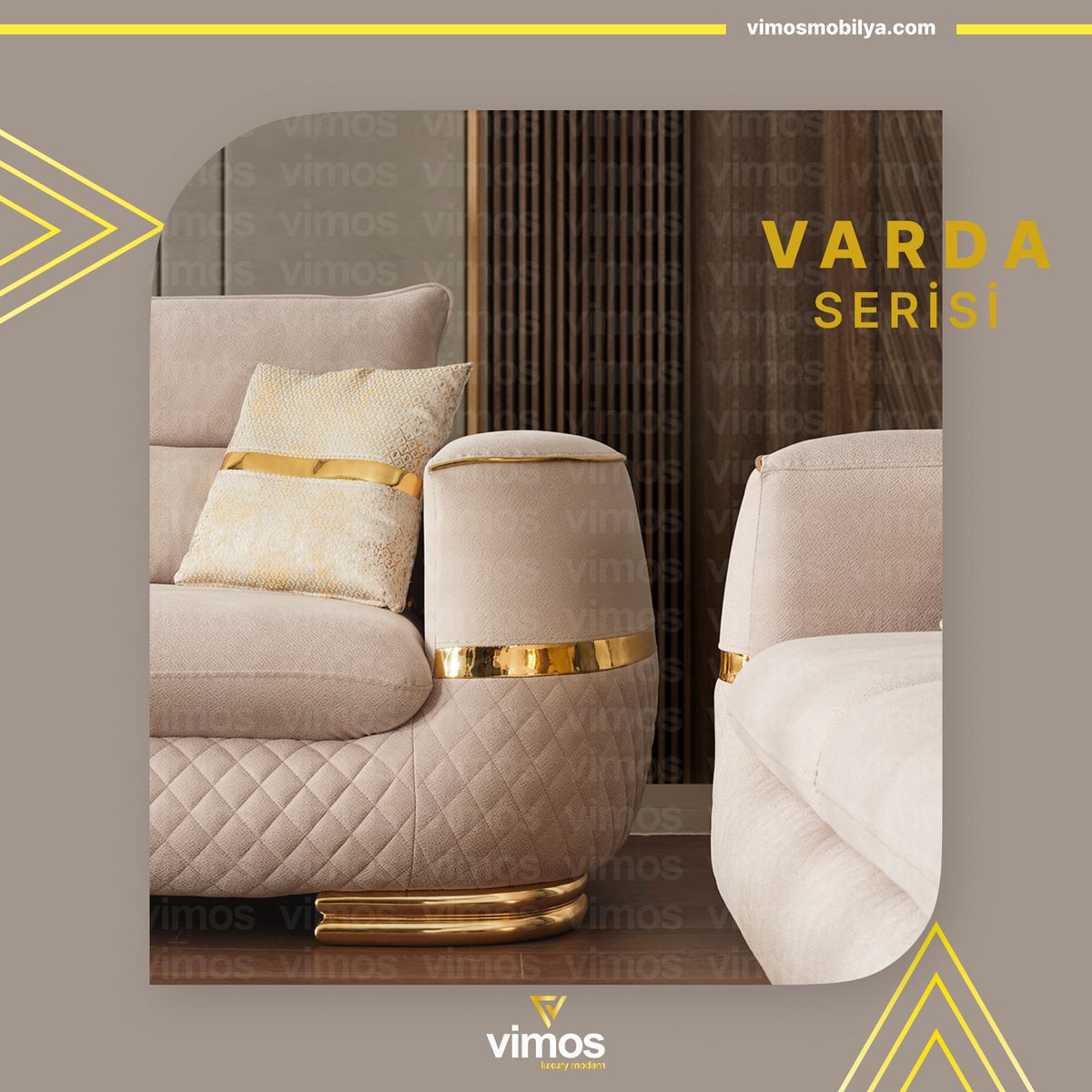 VimosMobilya's tweet photo. Şıklık ve rahatlığı bir arada sunan Varda Serimiz ile tanıştınız mı? Vimos'un büyüleyici bir o kadar da rahat mobilyalarının tamamı bir tık uzağınızda!

#Mobilya #furniture #interiordesign #homedecor #design #interior #furnituredesign #home #decor #sofa #architecture #interiors https://t.co/Msa6p8p4mv