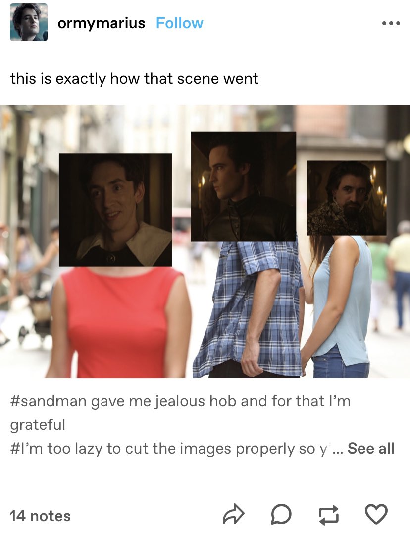 santhrophy's tweet image. YES. YES, THIS, YES, EXACTLY
#TheSandman #HobGaydling