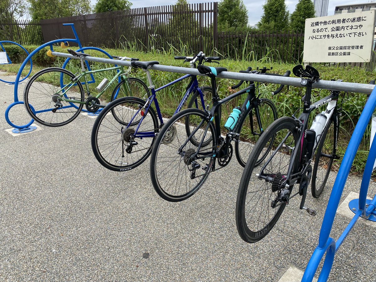 NUCEcycling's tweet photo. 8月7日江戸川サイクリングロード
（舞浜〜野田）
前日雷雨で一時活動中止になるところでしたが、なんとか曇りのち晴れで耐えました⛅️
新一年生も加わったので新メンバーで頑張っていきましょう😁😁 https://t.co/cwoMrvgbao