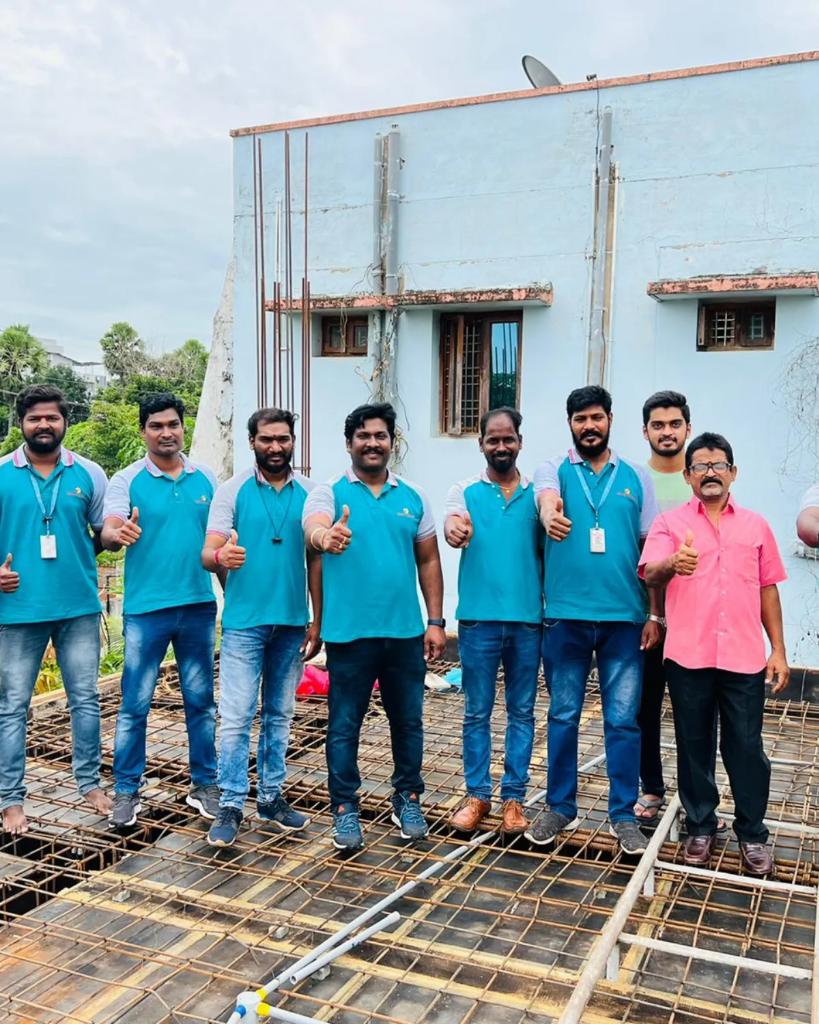 HoneyyGroup's tweet photo. First milestones are always special. Honeyy Sreenivasam-52 first slab was laid today and on this auspicious occasion we are happy to share a few glimpses of the ceremony. Congratulations team, keep up the good work.
#HoneyySreenvasam52 #HoneyyConstructions #Firstslab #teamwork https://t.co/u0RPJ4un3N