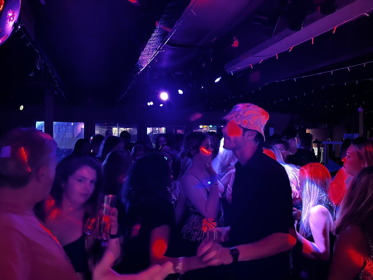highlight18's tweet photo. Today would have been my baby brothers birthday and what better way to remember than a reunion with his crazy mates dancing and having a damn fine time in glorious Somerset - apparently even in our 50’s we can still party quite hard #SoreHead #SodOffMS https://t.co/p93IlDS5n8