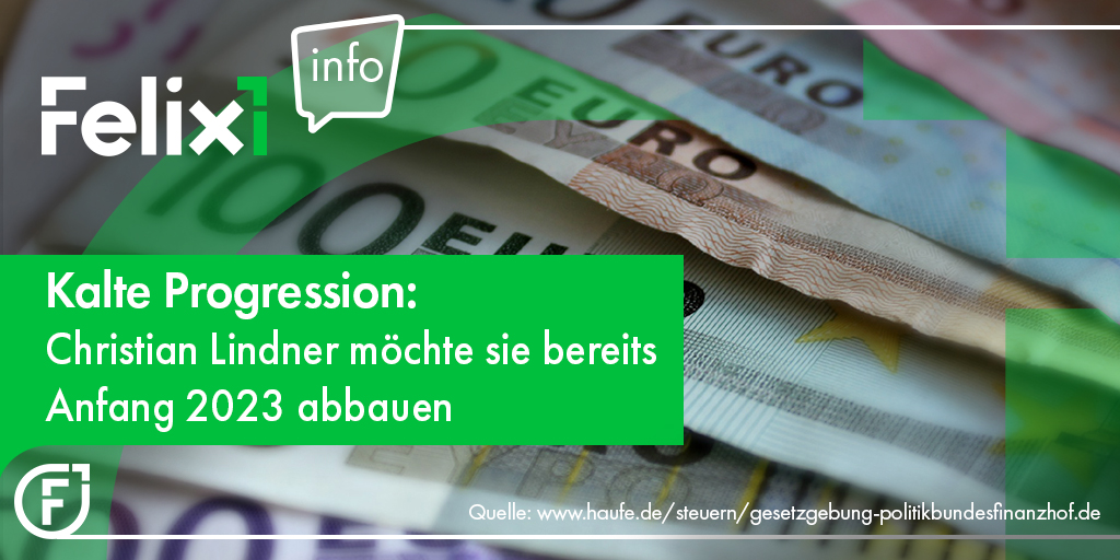 felix1_de's tweet image. Bundesfinanzminister Lindner möchte Anfang nächsten Jahres Maßnahmen zum Abbau der kalten Progression ergreifen.

👉 Zum Haufe-Artikel: haufe.de/steuern/gesetz…

#felix1 #felix1news #finanzen #progression #kalteprogression #steuern