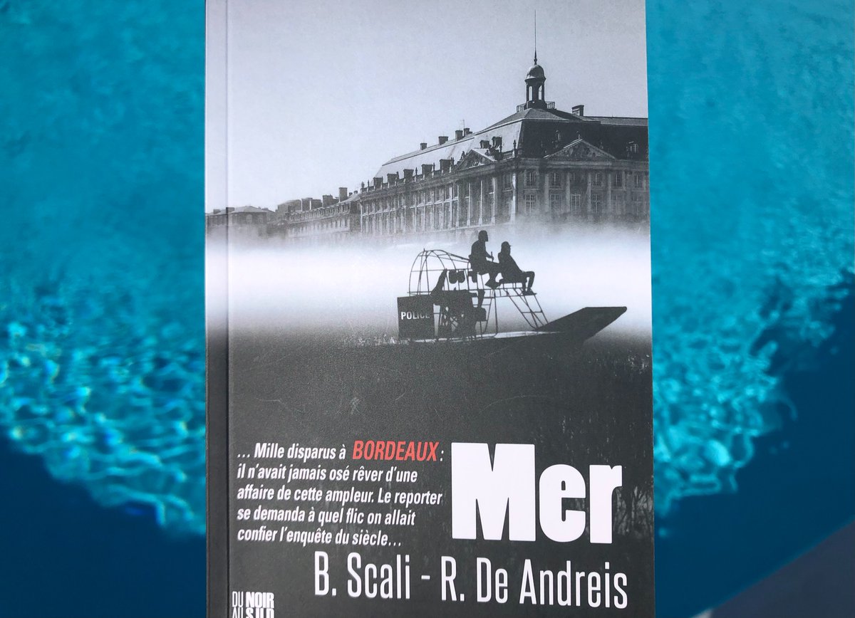 nicolasbordas's tweet photo. Vous ne verrez plus jamais Bordeaux comme avant ! En 2050, avec le réchauffement climatique, la ville est devenue une cité lacustre en proie aux pires trafics … Un polar dystopique qui fait réfléchir, signé de mon camarade @raphdeandreis et du bordelais @bertilscali #PolarDeLété https://t.co/LUzVKwb8DQ