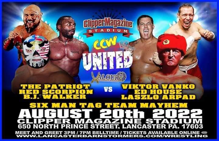 Lilchezsw0525's tweet photo. Who ready for some Indy Wrestling in Lancaster? @PrideOfMexico @RRWWE @TherealRVD @DirtyDangoCurty @IndyCCW #supportindywrestling #robnoxious #kingofhardcore https://t.co/nEQRW8aIo5 https://t.co/afEYJlqOcp