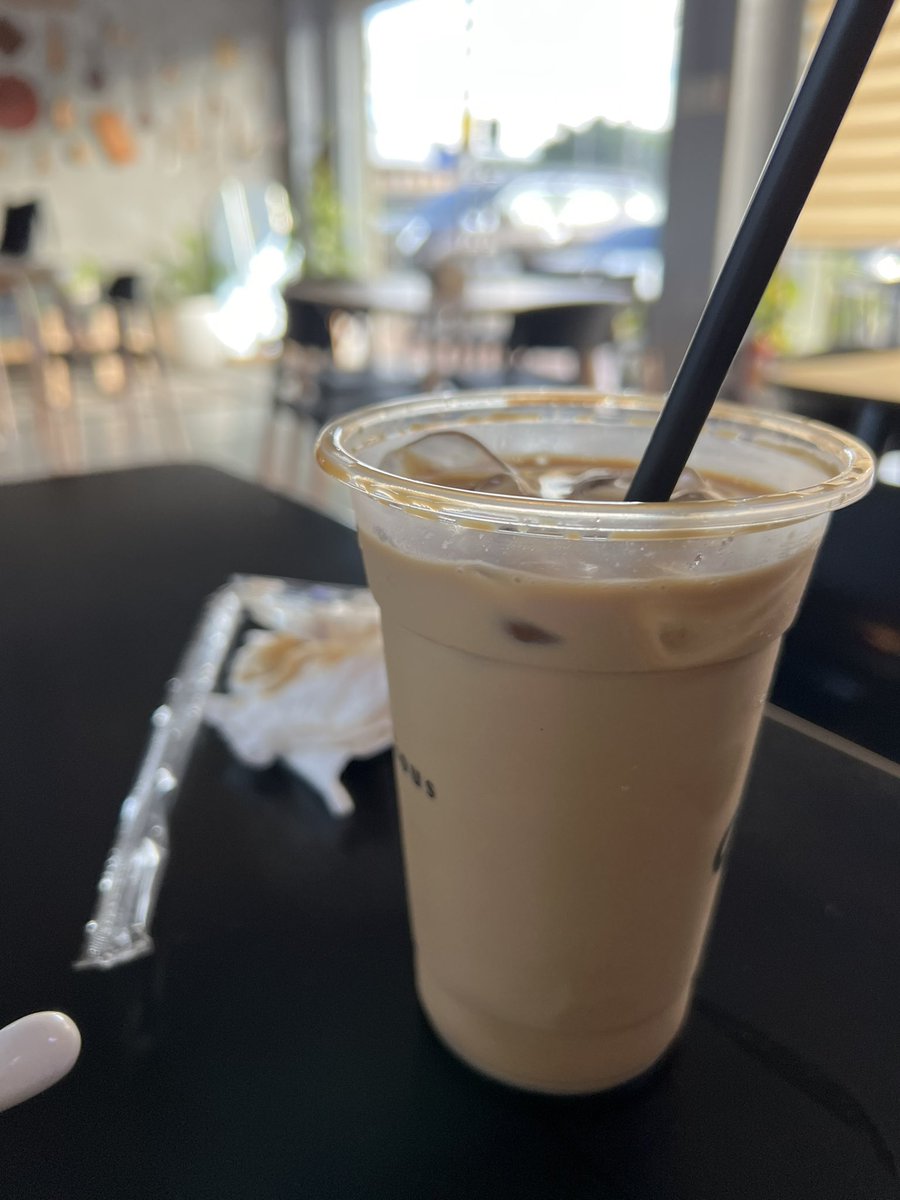 The saddest experience I get with cafe is having to waste too many unnecessary plastic while dining—the straw, the plastic wrapper of the straw and the lid of the cup that i did not need because there is the straw