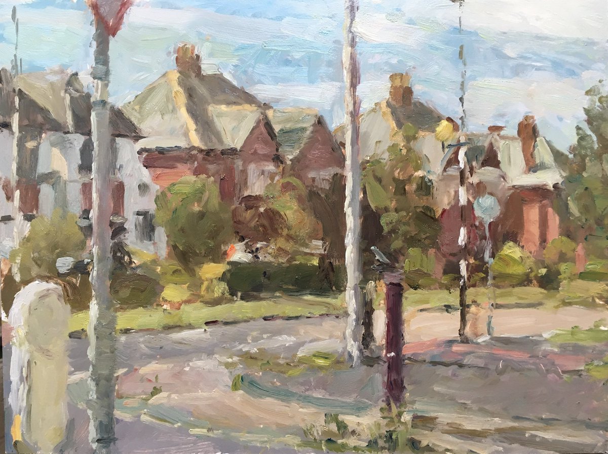 Adam_Ralston's tweet photo. Devonshire Rd
#pleinair #norbreck #streetscene #impressionist #pelicancrossing #oilpainting #devonshirerd https://t.co/SY5otWu56u