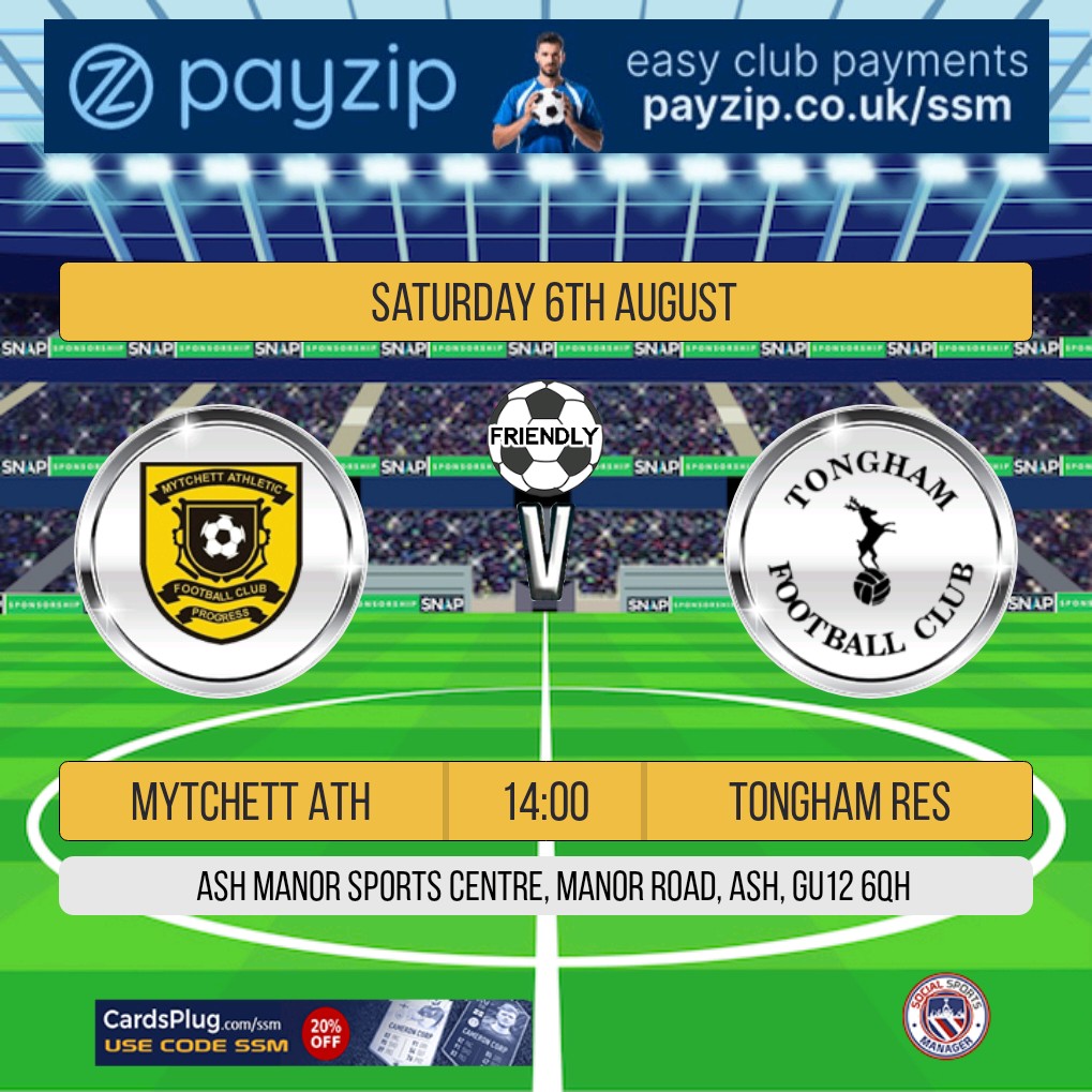 Mytchett Athletic FC (@mytchettathmens) on Twitter photo Our pre-season schedule starts today as we count down to our debut in the <a href="/GWALeague/">Guildford&Woking AL</a>. We're heading to Ash Manor to play <a href="/tongham_fc/">Tongham FC</a> Reserves in what will be perfect playing conditions, and looking forward to a good game of #football. Kick off is 2pm and everyone is welcome! Our pre-season schedule starts today as we count down to our debut in the <a href="/GWALeague/">Guildford&Woking AL</a>. We're heading to Ash Manor to play <a href="/tongham_fc/">Tongham FC</a> Reserves in what will be perfect playing conditions, and looking forward to a good game of #football. Kick off is 2pm and everyone is welcome!