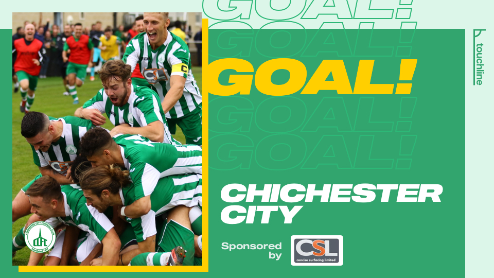 ChiCityFC's tweet photo. GOAL: CHICHESTER CITY 1-0 Frimley Green - Eric-Georges Dellaud (18') #IsthmianLeague https://t.co/RDpMV7kyLm