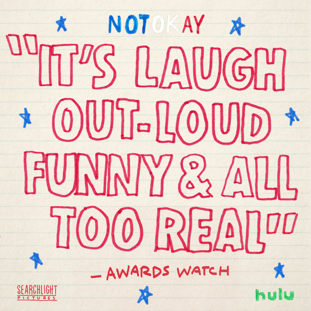 *taylor swift voice* all too reeeeaallll
💅💅💅

#notokaymovie now streaming on <a href="/hulu/">Hulu</a>