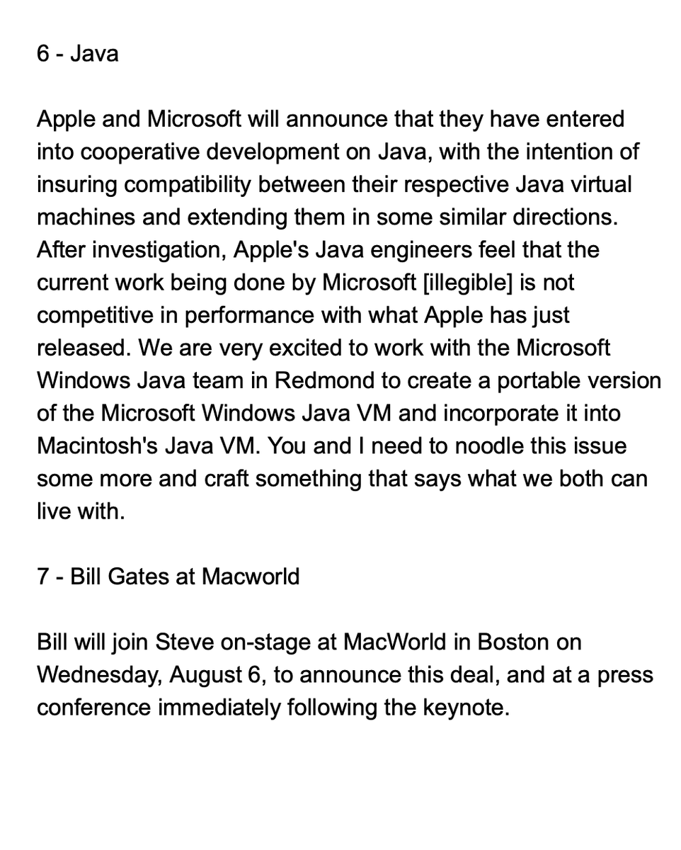 Steve Jobs negotiates Apple's deal with Microsoft

July 24, 1997