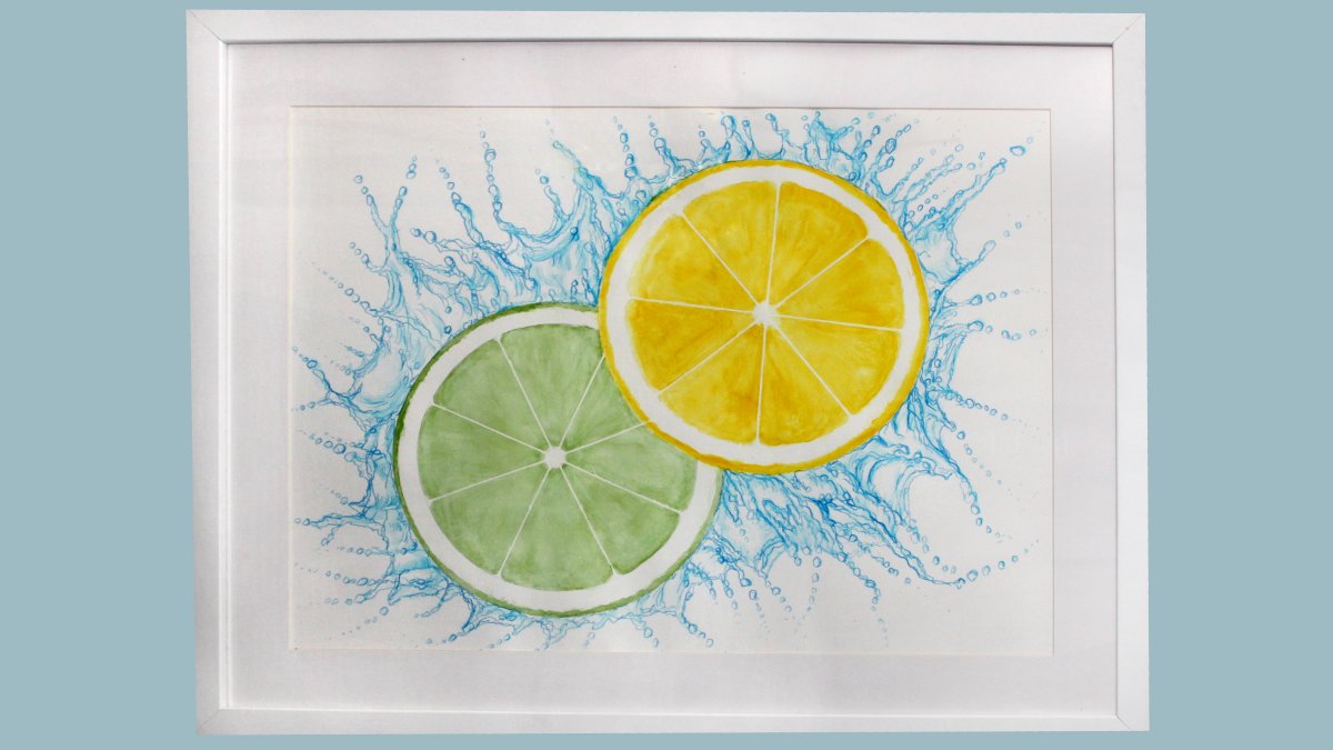 _Water_Works's tweet photo. "Citrus Yin &amp; Yang" (#watercolor on paper, 18" x 24") https://t.co/FnR0hLopqt