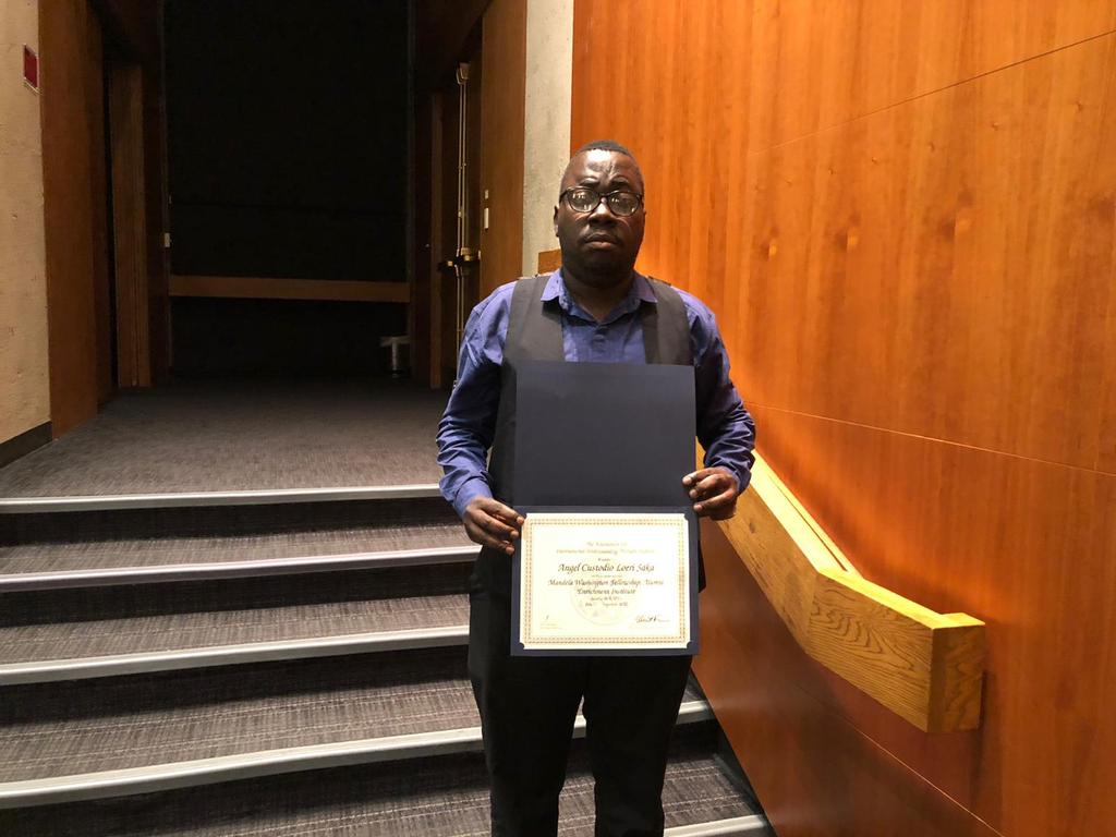 Congratulations!!! 🎓🎉
Today, we proudly announce the graduation of <a href="/CustodioLs/">ANGEL CUSTODIO</a> from the <a href="/WashFellowship/">MandelaWshFellowship</a>  Alumni Enrichment Instittut FIUTS. Safe return back home and continue inspiring your community.