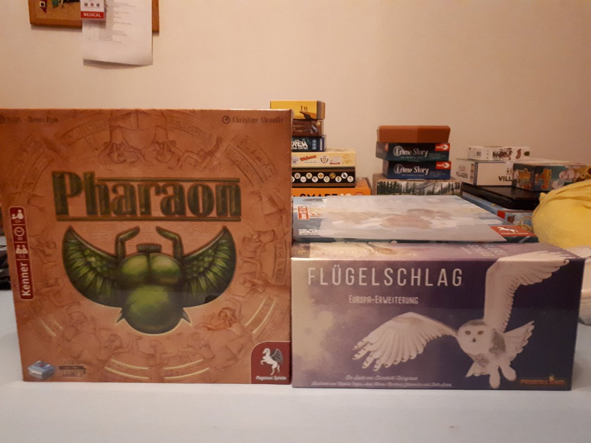 Ich war heute mal wieder im Brettspiel Laden, meines Vertrauens und natürlich konnte ich nicht wieder gehen, ohne ein paar Euronen dort zu lassen. <a href="/pegasusspiele/">Pegasus Spiele</a> @FrostedGames <a href="/FeuerlandSpiele/">Feuerland Spiele</a>. Bin ja schon mal ganz gespannt drauf. #Brettspiele #spiele #Analogespiele