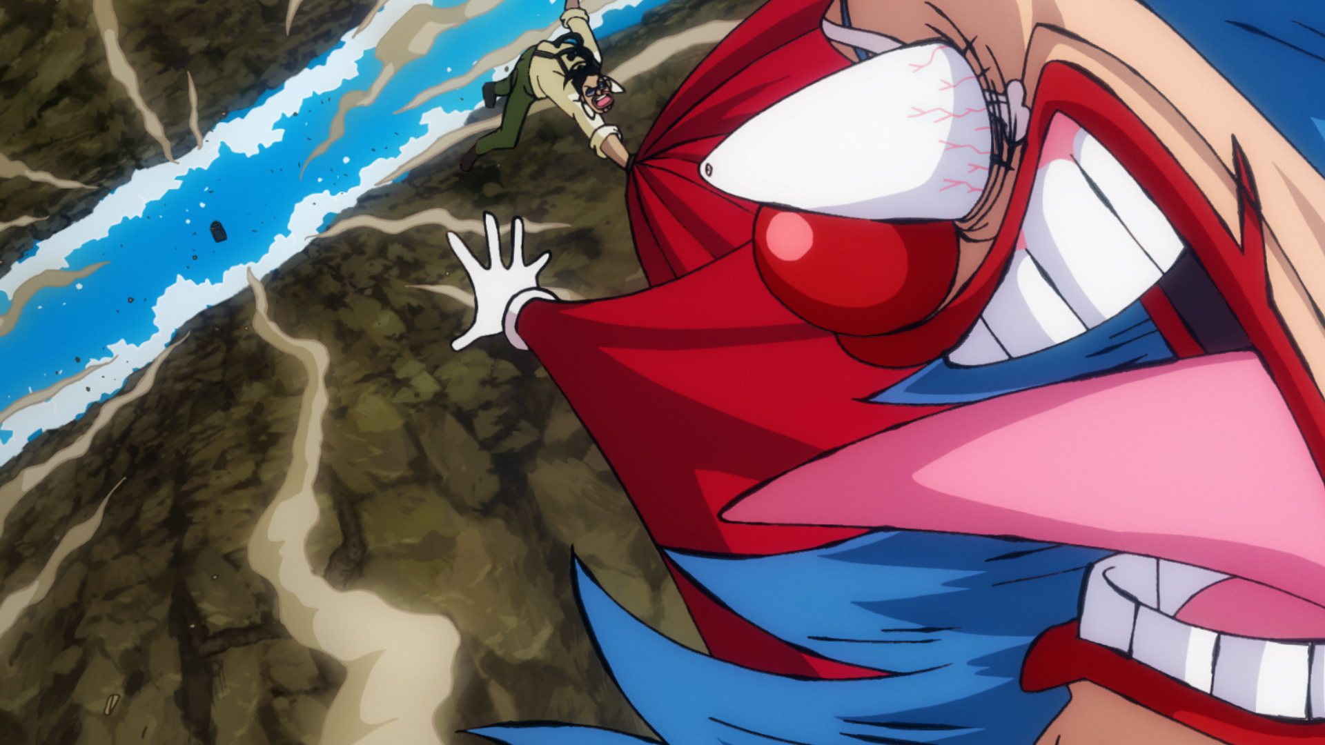 One Piece Film Red 公式 𝐒𝐓𝐀𝐌𝐏𝐄𝐃𝐄 𝐓𝐑𝐈𝐕𝐈𝐀 バギー役 千葉繁さんは アドリブが凄すぎる と定評アリ 共演者はいつも 肩を震わせて 必死に笑いを堪えているそうです みんなでワンピース Onepiece T Co Qegorjmrci