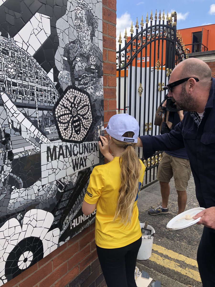 Roe Green CC Ladies and Girls (@rgcclg) on Twitter photo As <a href="/thehundred/">The Hundred</a> kicked off, RGCC Dynamos were invited by the ECB to the unveiling of a mosaic masterpiece created by the Mancunian artist Mark Kennedy. We met Manchester Originals players, @EmmaLamb236 <a href="/EllieThrelkeld/">Ellie Threlkeld</a> <a href="/laurajacko22/">Laura Jackson</a> and added a few final pieces to the mosaic As <a href="/thehundred/">The Hundred</a> kicked off, RGCC Dynamos were invited by the ECB to the unveiling of a mosaic masterpiece created by the Mancunian artist Mark Kennedy. We met Manchester Originals players, @EmmaLamb236 <a href="/EllieThrelkeld/">Ellie Threlkeld</a> <a href="/laurajacko22/">Laura Jackson</a> and added a few final pieces to the mosaic