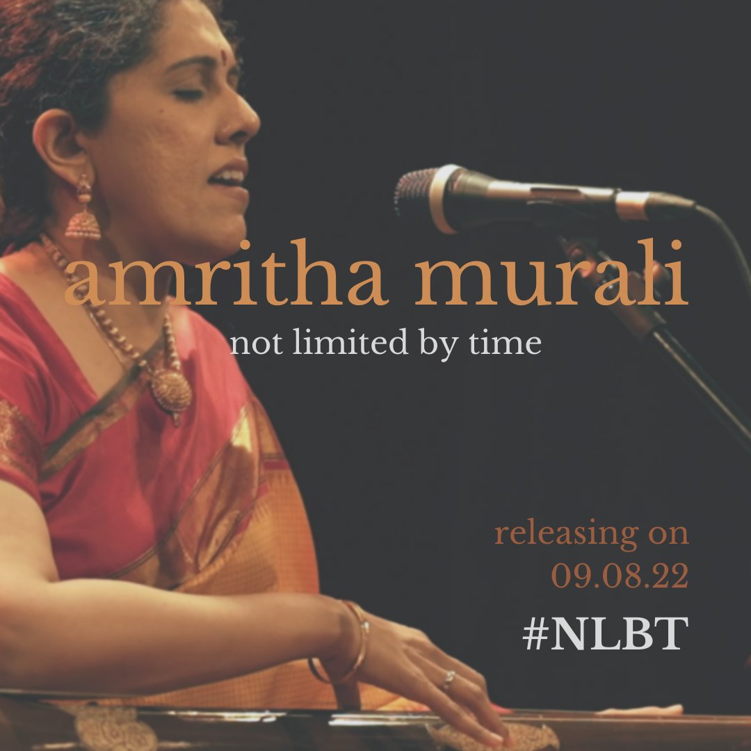 tmkrishna's tweet photo. Not Limited by Time featuring Amritha Murali releasing on 9th August.

#tmkrishna #artistsofinstagram #notlimitedbytime #nlbt #performingarts #artistsforartists #vocal https://t.co/8Q1p2g0BLR