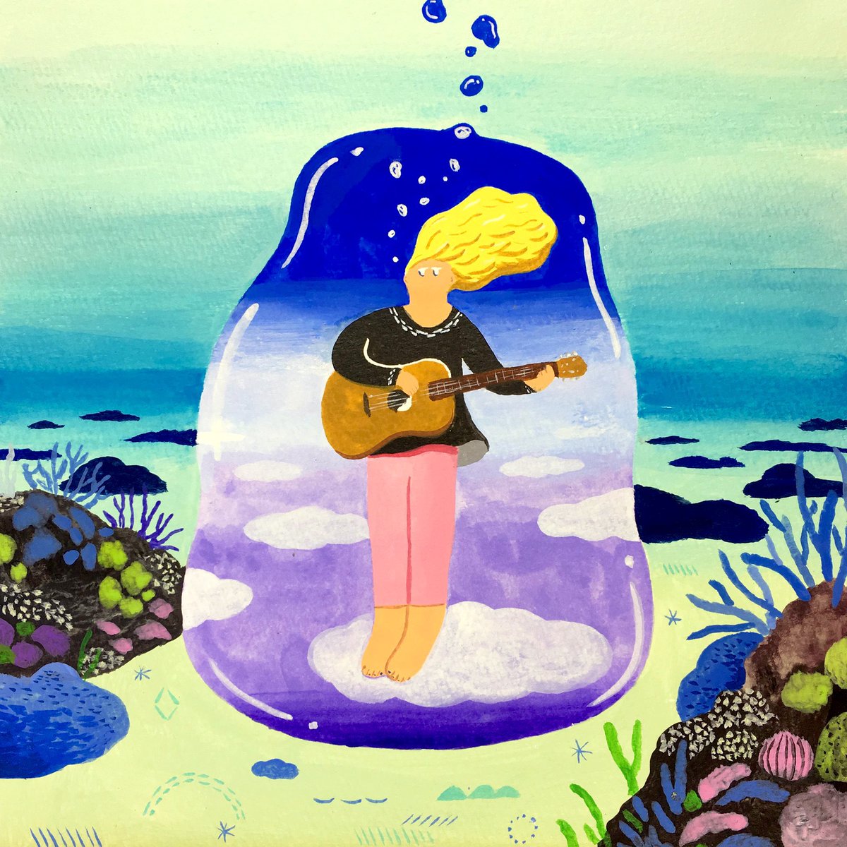 思い付きワード検索「海」で出てきた、過去絵。 