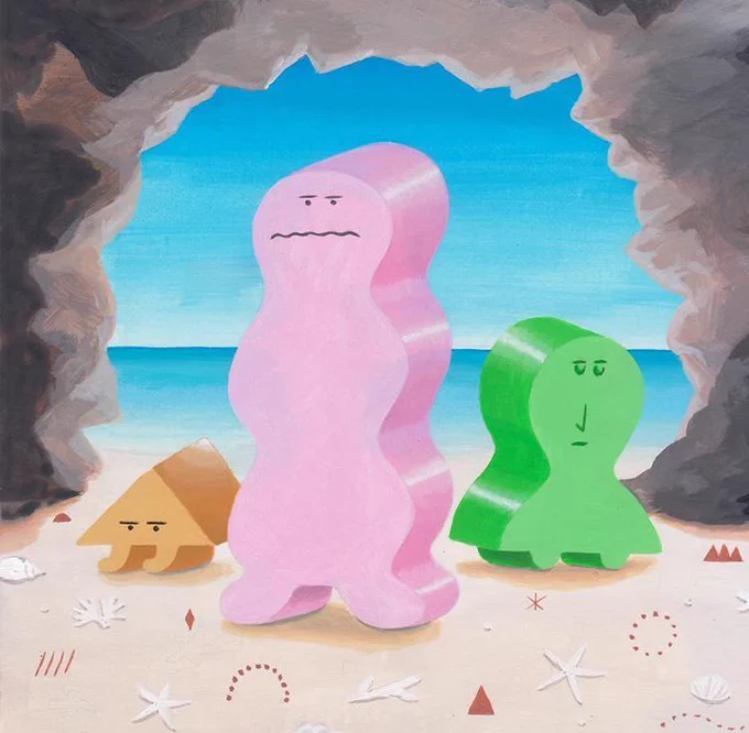 思い付きワード検索「海」で出てきた、過去絵。 
