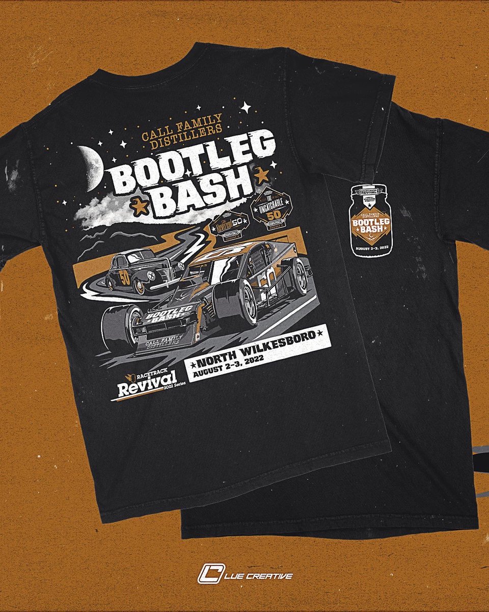 luecreates's tweet photo. Taking it back to the days of shine runninβ for the @RTRevival #BootlegBash tee!
#NorthWilkesboro #LUEcreative #SaveTheSpeedway #RacetrackRevival https://t.co/b2dmyfXcym